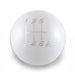Billetworkz Weighted Shift Knob 6 Speed Velocity Engraving Fits Most Subaru STI Models - BW-KNB-STI-VEL6-GWHT-CK - Subimods.com