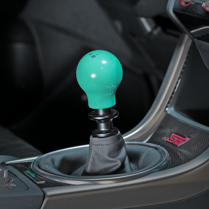 Billetworkz Weighted Shift Knob 6 Speed Velocity Engraving Fits Most Subaru STI Models - BW-KNB-STI-VEL6-HYTL-SP - Subimods.com