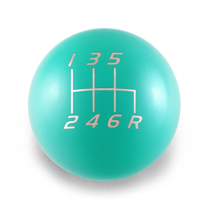 Billetworkz Weighted Shift Knob 6 Speed Velocity Engraving Fits Most Subaru STI Models - BW-KNB-STI-VEL6-HYTL-SP - Subimods.com
