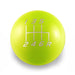 Billetworkz Weighted Shift Knob 6 Speed Velocity Engraving Fits Most Subaru STI Models - BW-KNB-STI-VEL6-NYEL-SP - Subimods.com