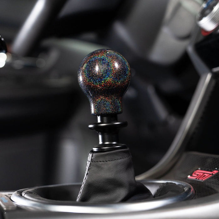 Billetworkz Weighted Shift Knob 6 Speed Velocity Engraving Fits Most Subaru STI Models - BW-KNB-STI-VEL6-RBSP-SP - Subimods.com