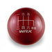 Billetworkz Weighted Shift Knob 6 Speed WRX Japanese Engraving Fits Most Subaru WRX Models - Navy Blue - BW-KNB-WRX6-JPWRX-CRED-SP - Subimods.com