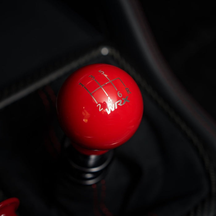 Billetworkz Weighted Shift Knob 6 Speed WRX Standard Engraving 15 - 25 Subaru WRX - BW-KNB-WRX6-SWRX-CBLU-SP - Subimods.com