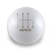 Billetworkz Weighted Shift Knob 6 Speed WRX Standard Engraving 15 - 25 Subaru WRX - BW-KNB-WRX6-SWRX-CBLU-SP - Subimods.com