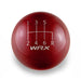 Billetworkz Weighted Shift Knob 6 Speed WRX Standard Engraving 15-25 Subaru WRX - BW-KNB-WRX6-SWRX-CRED-CK - Subimods.com
