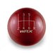 Billetworkz Weighted Shift Knob 6 Speed WRX Standard Engraving 15 - 25 Subaru WRX - BW-KNB-WRX6-SWRX-CRED-SP - Subimods.com