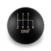 Billetworkz Weighted Shift Knob w/ 6 Speed STI Engraving 2004-2021 STI - BW-KNB-STI6-SSTI-MBLK-CK - Subimods.com