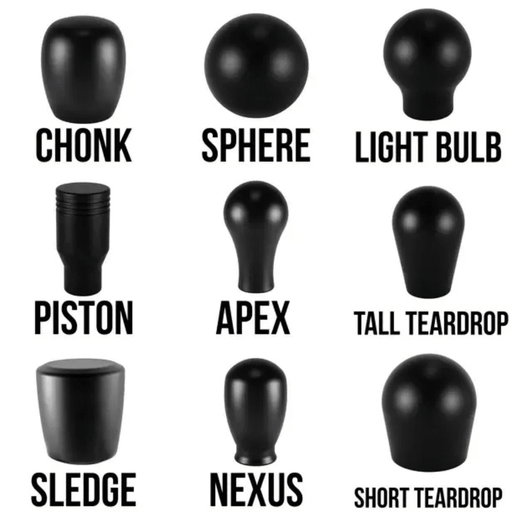 Billetworkz Weighted Shift Knob w/ 6 Speed WRX Engraving 2015-2024 WRX - BW-KNB-WRX6-SWRX-MBLK-SP - Subimods.com