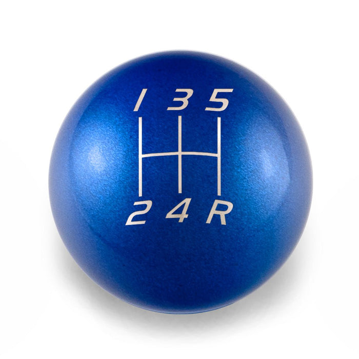 Billetworkz Weighted Stainless Steel Shift Knob 5 Speed Subaru - Velocity Engraving - BW-KNB-SUB5-VEL5-CBLU-SP - Subimods.com