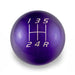 Billetworkz Weighted Stainless Steel Shift Knob 5 Speed Subaru - Velocity Engraving - BW-KNB-SUB5-VEL5-CPRP-SP - Subimods.com