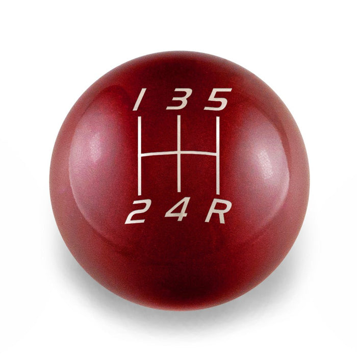 Billetworkz Weighted Stainless Steel Shift Knob 5 Speed Subaru - Velocity Engraving - BW-KNB-SUB5-VEL5-CRED-SP - Subimods.com