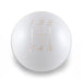 Billetworkz Weighted Stainless Steel Shift Knob 5 Speed Subaru - Velocity Engraving - BW-KNB-SUB5-VEL5-GWHT-AP - Subimods.com