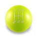 Billetworkz Weighted Stainless Steel Shift Knob 5 Speed Subaru - Velocity Engraving - BW-KNB-SUB5-VEL5-NYEL-AP - Subimods.com
