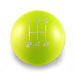 Billetworkz Weighted Stainless Steel Shift Knob 5 Speed Subaru - Velocity Engraving - BW-KNB-SUB5-VEL5-NYEL-SP - Subimods.com