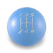 Billetworkz Weighted Stainless Steel Shift Knob 5 Speed Subaru - Velocity Engraving - BW-KNB-SUB5-VEL5-PBLU-SP - Subimods.com
