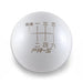 Billetworkz Weighted Stainless Steel Shift Knob 6 Speed BRZ / FR-S / 86 13-21 - Japanese Engraving - BW-KNB-BRZ1-FRSJP-GWHT-CK - Subimods.com