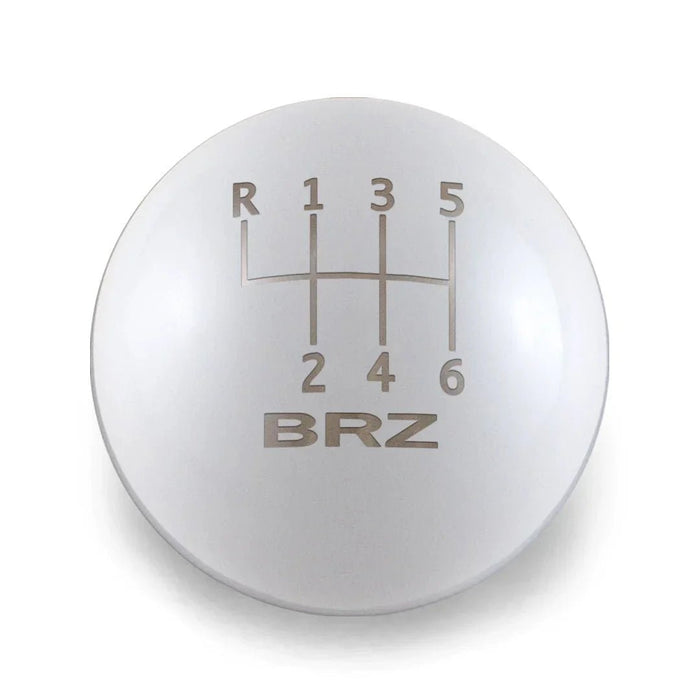 Billetworkz Weighted Stainless Steel Shift Knob 6 Speed BRZ / FR-S / 86 13-21 - Standard Engraving - BW-KNB-BRZ1-BRZE-GWHT-CK - Subimods.com