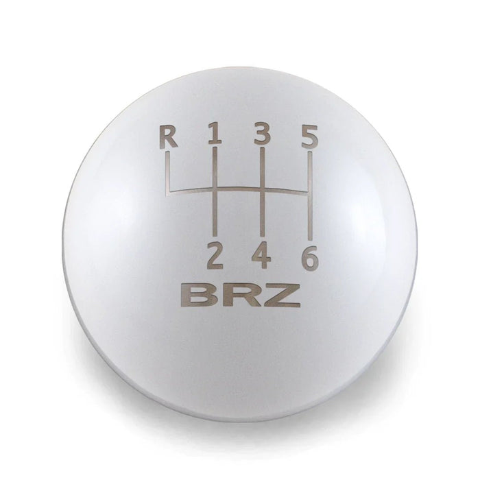 Billetworkz Weighted Stainless Steel Shift Knob 6 Speed BRZ / FR - S / 86 13 - 21 - Standard Engraving - BW-KNB-BRZ1-BRZE-GWHT-SP - Subimods.com