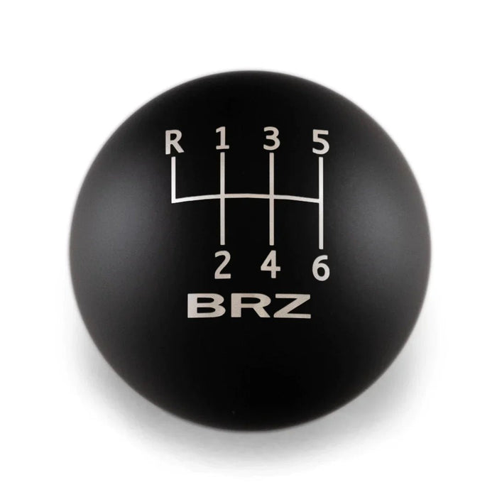 Billetworkz Weighted Stainless Steel Shift Knob 6 Speed BRZ / FR - S / 86 13 - 21 - Standard Engraving - BW-KNB-BRZ1-BRZE-MBLK-SP - Subimods.com