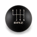 Billetworkz Weighted Stainless Steel Shift Knob 6 Speed BRZ / FR - S / 86 13 - 21 - Standard Engraving - BW-KNB-BRZ1-BRZE-MBLK-SP - Subimods.com