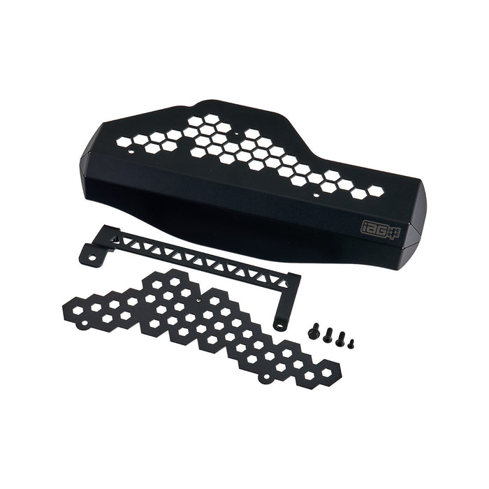 IAG Performance Alternator Cover Black w/ Black Hexagon 2006-2014 WRX / 2004-2021 STI