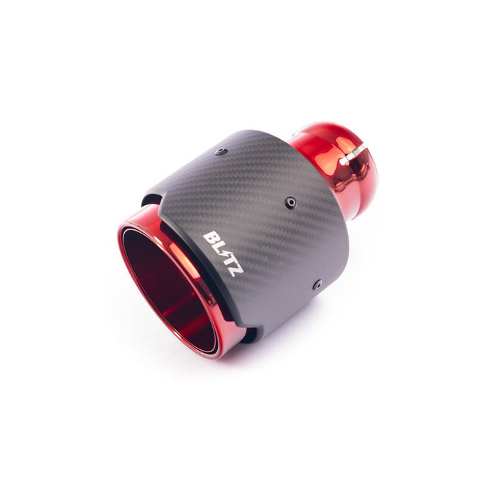 Blitz NUR-SPEC Axle Back Exhaust for WRX Carbon Red Tips