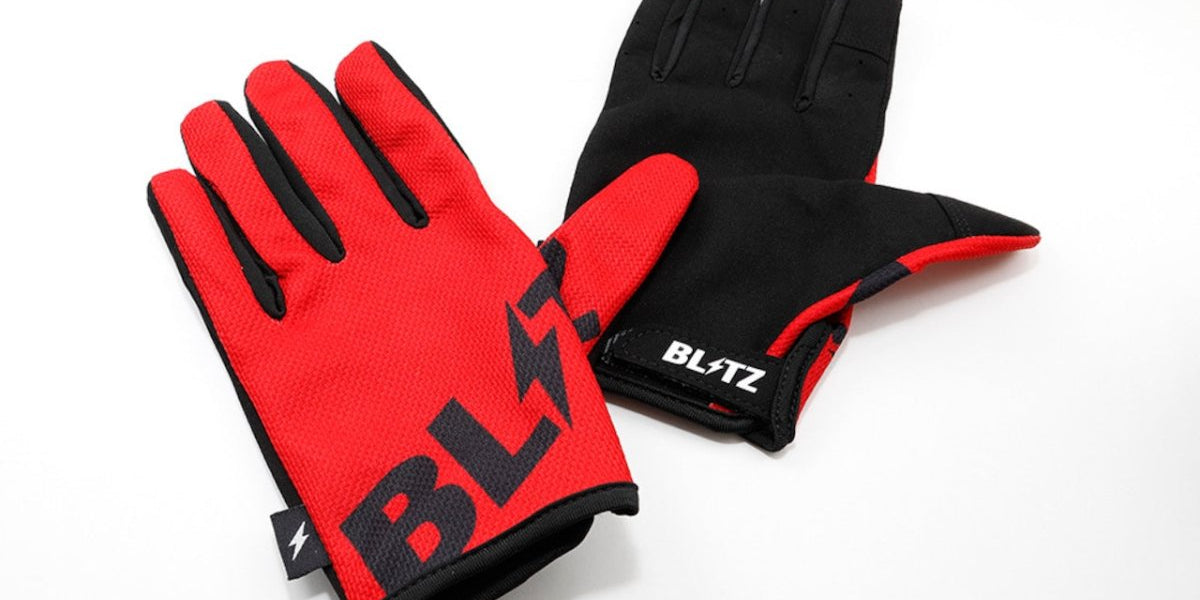 blitz handschuhe Blitz Stretch Mechanic Gloves Red / Black