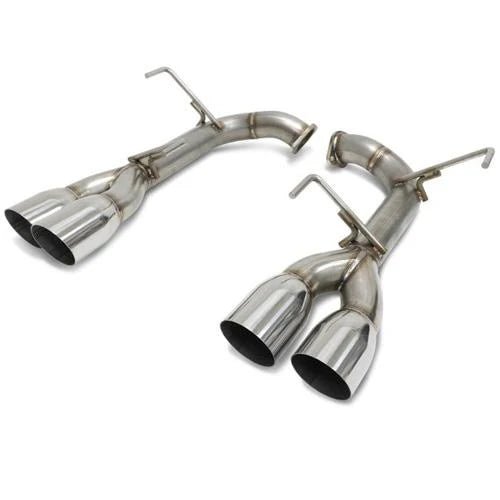 BLOX Racing Muffler Delete w/ 4" Polished Quad Tips 2022 - 2024 WRX - BXEX - 51106 - Subimods.com