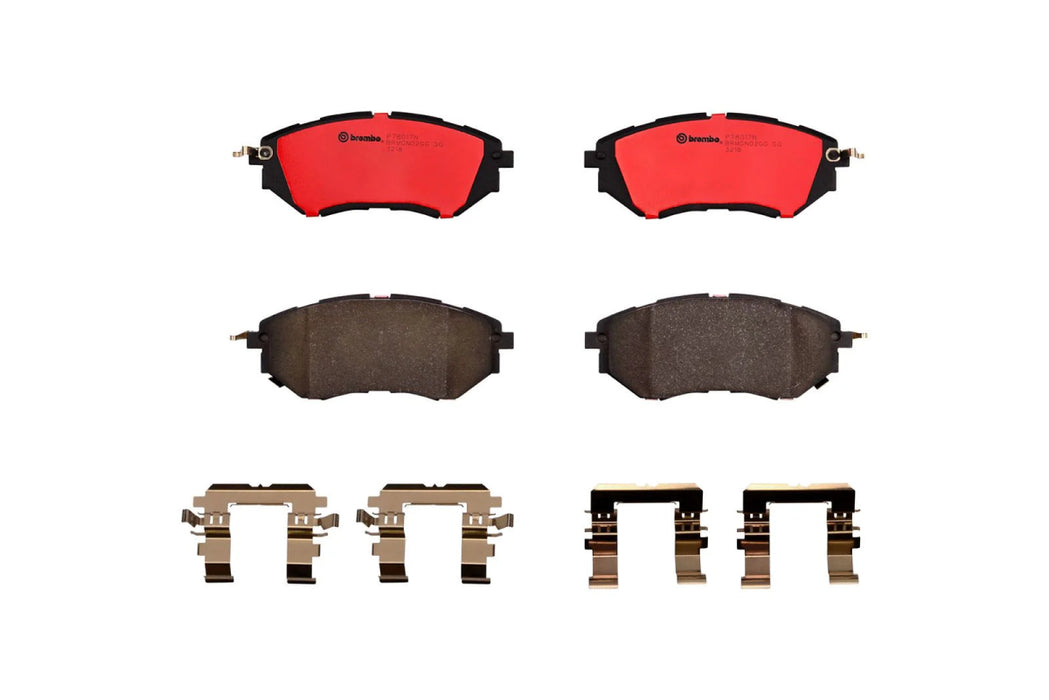 Brembo Ceramic Front Brake Pads 2015 - 2021 WRX w/ Steel Caliper / 2014 - 2018 Forester / 2005 - 2019 Legacy / 2010 - 2019 Outback / 2006 - 2014 Tribeca - P78017N - Subimods.com