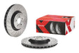 Brembo High Carbon Cast Iron Drilled Front Vented Brake Rotor 2004 STI - 09.7812.1X - Subimods.com