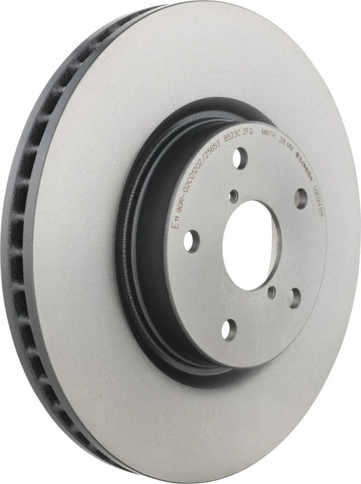 Brembo Prime Blank Front Rotor 2015 - 2021 WRX w/ Steel Caliper - 09.D245.11 - Subimods.com