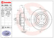Brembo Prime Blank Rear Rotor 2000 - 2004 Legacy / 2000 - 2004 Outback - 08.9093.11 - Subimods.com