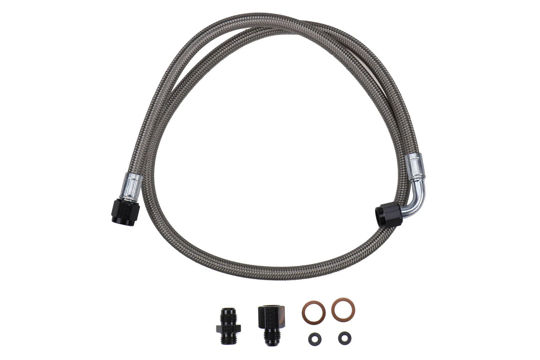 IAG Performance High Pressure Braided Power Steering Line (OEM Routing) 2002-2007 WRX / 2004-2007 STI