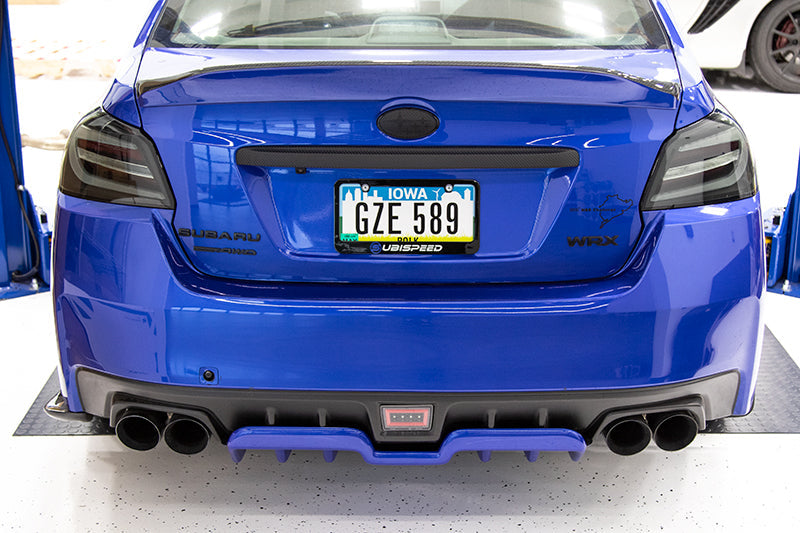 OLM A1 Style Paint Matched Rear Diffuser Pure Red 2015-2021 WRX / STI
