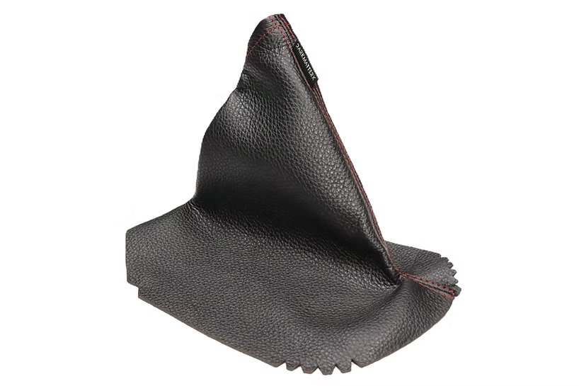 DARKMATTERX Leather E-Brake Boot Black w/ Red Stitching 2022-2024 WRX