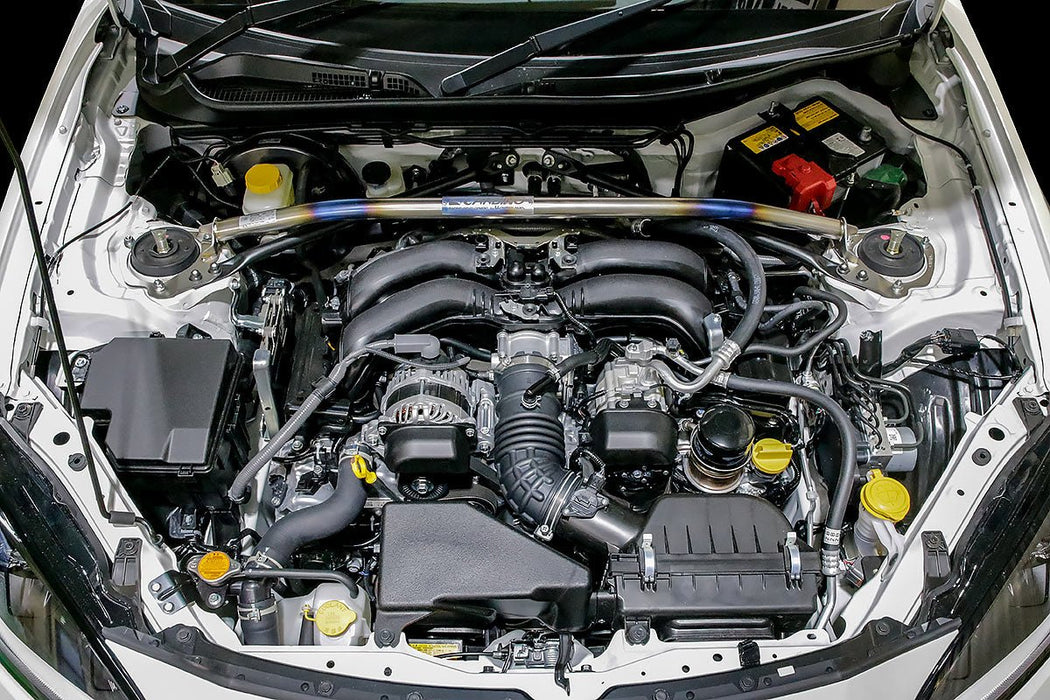 Carbing Front Strut Tower Bar Titanium 2013 - 2024 BRZ / 2013 - 2016 FRS / 2017 - 2021 GT86 / 2022 - 2024 GR86 - 618 - 065 - 2 - Subimods.com