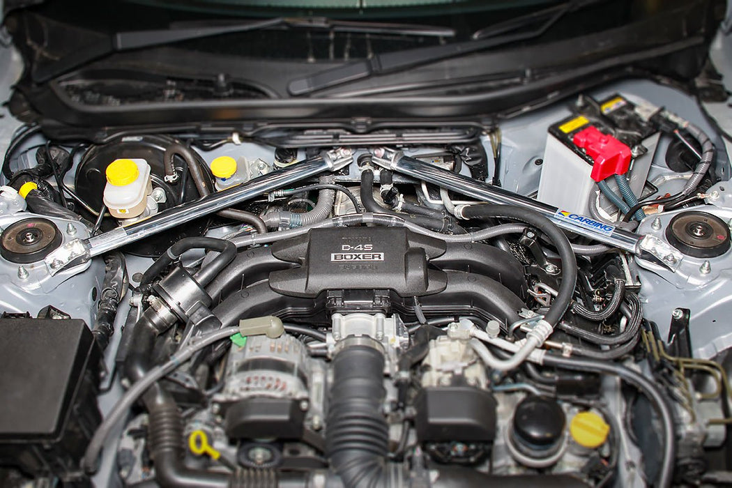 Carbing Front Upper Strut Tower Brace Steel 2013 - 2024 BRZ / 2013 - 2016 FRS / 2017 - 2021 GT86 / 2022 - 2024 GR86 - 693 - 055 - 0 - Subimods.com