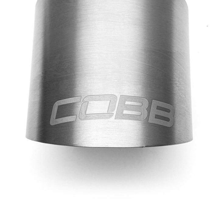 COBB Brushed Titanium Exhaust Tip Kit 2015 - 2024 Volkswagen Golf GTI - 5V2150 - NB - Subimods.com