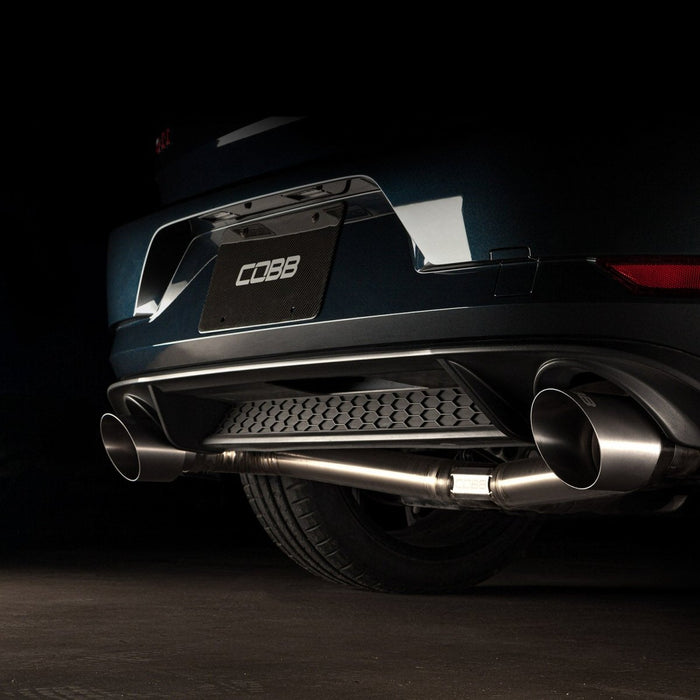 COBB Brushed Titanium Exhaust Tip Kit 2015 - 2024 Volkswagen Golf GTI - 5V2150 - NB - Subimods.com