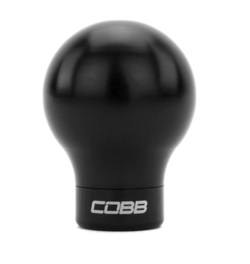 COBB Delrin Shift Knob Black w/ Black 6 Speed Subaru Models - 213350 - BK - Subimods.com