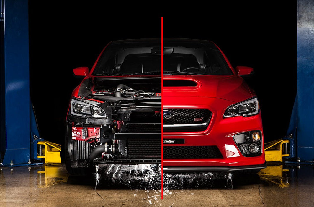 COBB Front Mount Intercooler Kit Silver 2015 - 2021 STI - SUBFMIC001 - Subimods.com