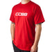 COBB Logo T-Shirt Red w/ White Logo - CO-REDCOBB-SHIRT-XL - Subimods.com