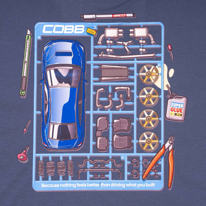 COBB "Punch Out" Short Sleeve Shirt Petrol Blue - SM-2287-S - Subimods.com