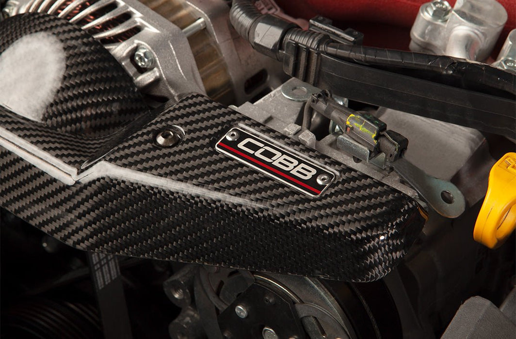 COBB Redline Carbon Fiber Alternator Cover 2008 - 2014 WRX / 2008 - 2021 STI - 422600 - Subimods.com