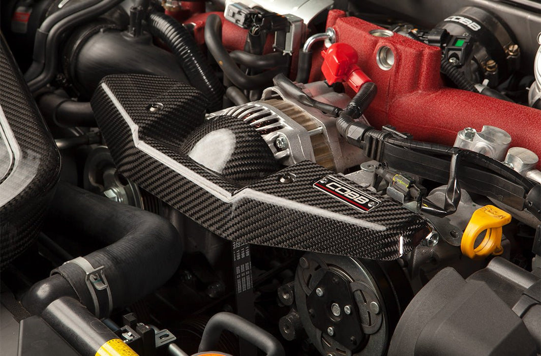 COBB Redline Carbon Fiber Alternator Cover 2008 - 2014 WRX / 2008 - 2021 STI - 422600 - Subimods.com