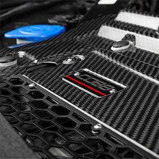 COBB Redline Carbon Fiber Radiator Shroud 2021 - 2023 Ford F - 150 / 3.5L / 5.0L / Raptor / Limited / 2021 - 2024 Ford F - 150 2.7L - 4F3660 - Subimods.com