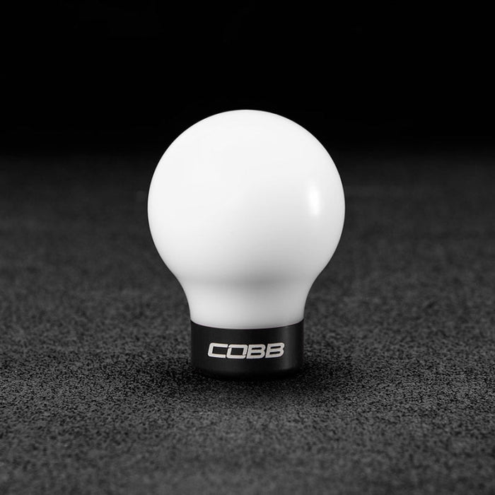 COBB Shift Knob 2008 - 2015 Mitsubishi Evolution X / 2009 - 2015 Mitsubishi Ralliart - 252350-W-BK - Subimods.com