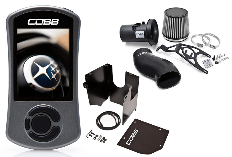 COBB Stage 1+ Power Package w/ Black Intake 2008 - 2014 WRX / 2008 - 2014 STI / 2009 - 2013 Forester XT - 615X01P - BK - Subimods.com