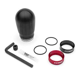 COBB Tall Weighted Shift Knob 2015 - 2019 Volkswagen Golf / 2010 - 2024 Volkswagen Golf GTI / 2016 - 2024 Volkswagen Golf R / 2019 - 2024 Volkswagen Jetta GLI - 2V1370 - BK - Subimods.com