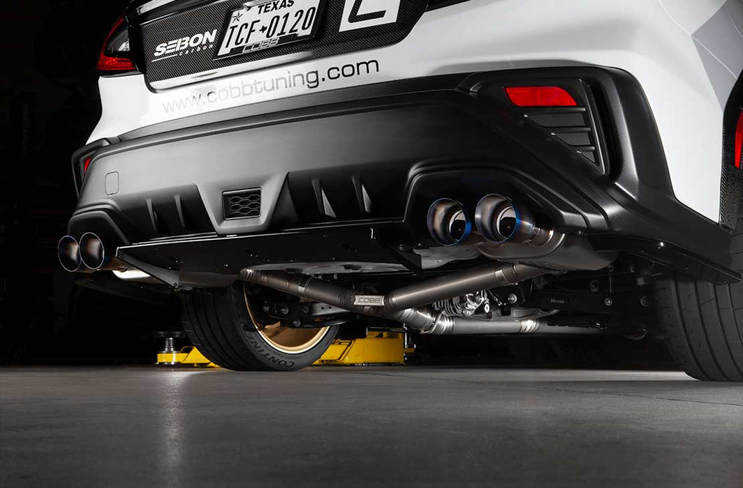 COBB Titanium Cat Back Exhaust 2022 - 2025 WRX - 516160 - Subimods.com